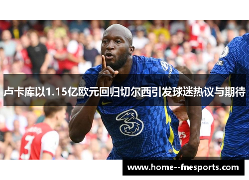 卢卡库以1.15亿欧元回归切尔西引发球迷热议与期待